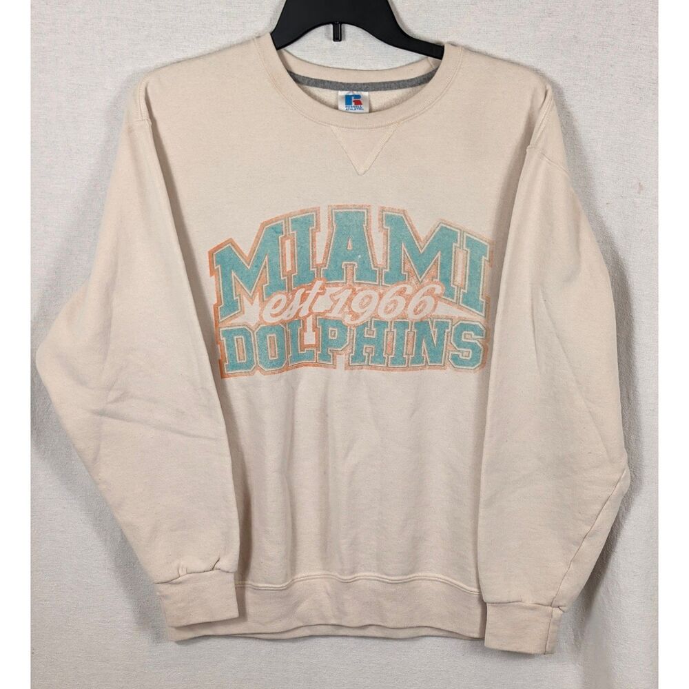 Vintage Miami Dolphins Russell Athletic Sweatshirt Men's Size XL